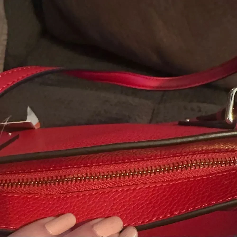 Michael Kors East West Voyager Tote in Red Flame NWTs